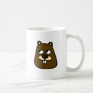 Groundhog Face Koffiemok