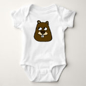 Groundhog Face Romper (Voorkant)