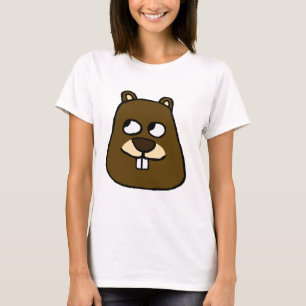 Groundhog Face T-shirt