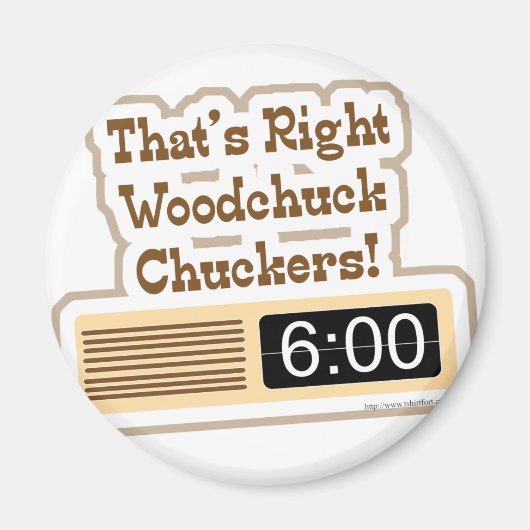 Groundhog-film Magneet (Voorkant)