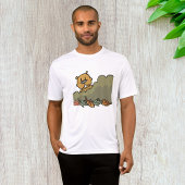 Groundhog gluren door de Struiken van de herfst T-shirt