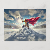 Groundhog Held van de Winter Briefkaart (Voorkant)