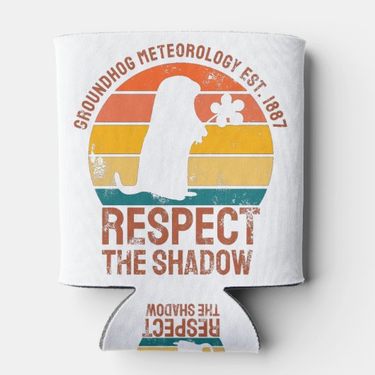 Groundhog Meteorology Est 1887 Blikjeskoeler (Achterkant)