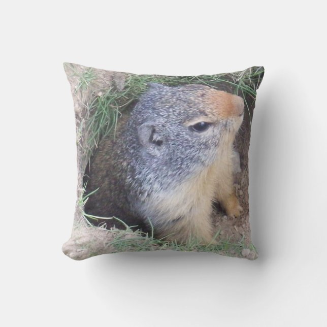 Groundhog Pillow Kussen (Voorkant)