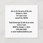 Groundhog psychedelische kleuren zien schaduw informatiekaartje (Achterkant)