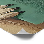 Groundhog Reading Motivational Book Art Print (Hoek)