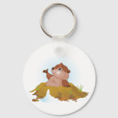 Groundhog Sleutelhanger (Voorkant)