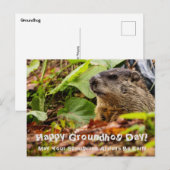 Groundhog Springtime Briefkaart (Voorkant / Achterkant)
