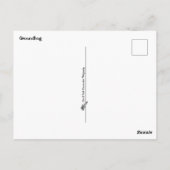 Groundhog Springtime Briefkaart (Achterkant)