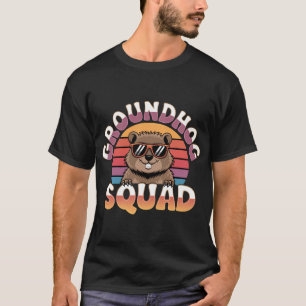 Groundhog Squad Happy Groundhog Day T-shirt