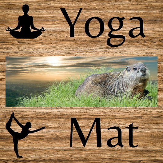 Groundhog Sunrise Yoga Mat