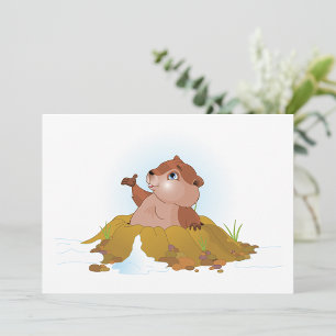 Groundhog Uitnodigingen