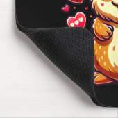 Groundhog Valentines Day Animal Lovers _4 Muismat (Hoek)