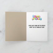 Groundhog Verjaardag Kaart (Binnen)