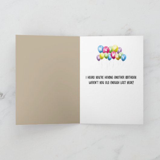 Groundhog Verjaardag Kaart (Binnen)