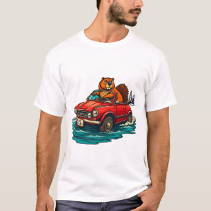 GROUNDHOG voldoet aan de Natuur: aangepaste bedruk T-shirt