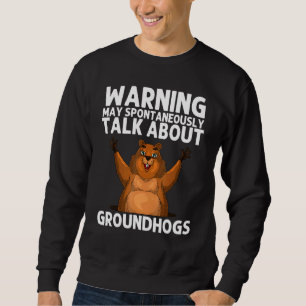 Groundhog voor mannen Woodchuck Rodent Animal _5 Trui