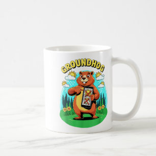 Groundhog Weer App Grappige Weersvoorspelling Voor Koffiemok