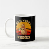 Groundhog Whisperer Funny Ground Hog Day 2020 Happ Koffiemok (Links)