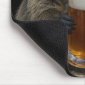 Groundhog With Mug of Beer Muismat (Hoek)