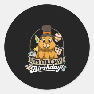 Groundhogdag Verjaardag Schaduw Of Niet Toch Mijn Ronde Sticker