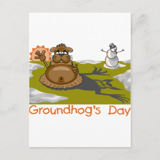 Groundhog's Day Briefkaart