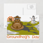 Groundhog's Day Briefkaart (Voorkant / Achterkant)