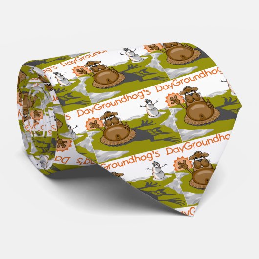 Groundhog's Day Stropdas (Opgerold)