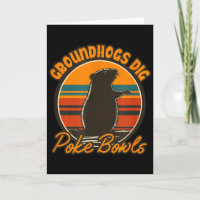 Groundhogs graven Poke-komkommers Foodie