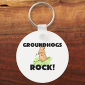 Groundhogs Rock Sleutelhanger (Voorkant)