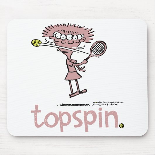 Groundies - Topspin mousepad Muismat (Voorkant)