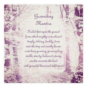 Grounding Mantra Poster