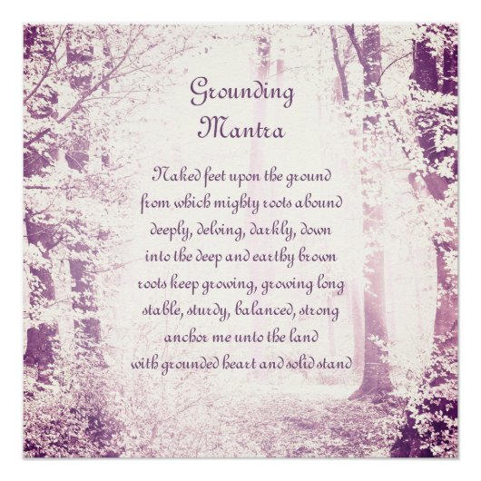 Grounding Mantra Poster (Voorkant)