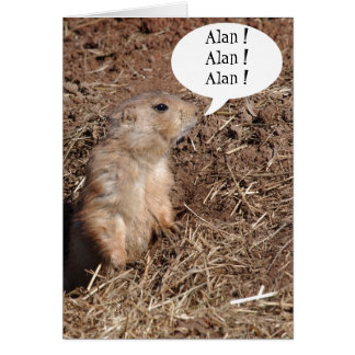 Groundsquirrel Card Sjabloon