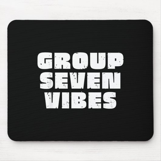 Group 7 Seven Vibes Elite Members Muismat (Voorkant)