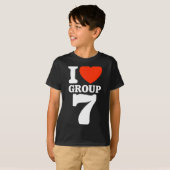 Group 7 Viral Trend I Love Group 7 Sarcastic G7 Me T-shirt (Voorkant volledig)