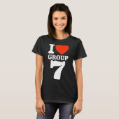 Group 7 Viral Trend I Love Group 7 Sarcastic G7 Me T-shirt (Voorkant volledig)