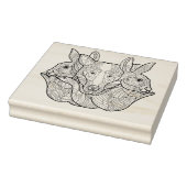 Group Animal Doodle Rubberstempel (Stempel)