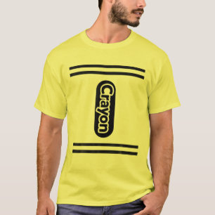 Group Family Halloween Costume Kinder YELLOW Crayo T-shirt