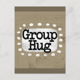 Group Hug-Briefkaart Briefkaart