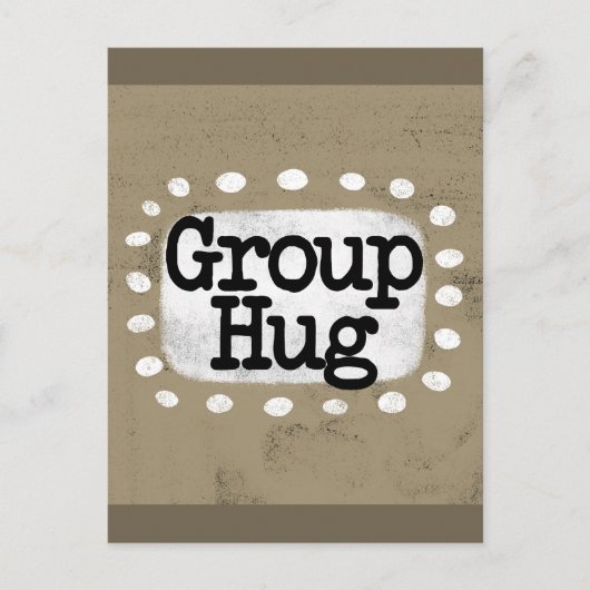 Group Hug-Briefkaart Briefkaart (Voorkant)