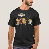 Group Hug Marshmallow Campfire Smores Funny Campin T-shirt (Voorkant)