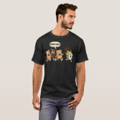 Group Hug Marshmallow Campfire Smores Funny Campin T-shirt (Voorkant volledig)