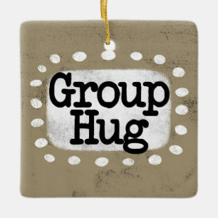 Group Hug-Ornament Keramisch Ornament