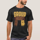 Group Hug S'more Campfire Chocolate Marshmallow Ca T-shirt (Voorkant)