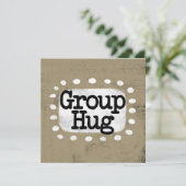 Group Hug-Wenskaart Kaart (Staand voorkant)