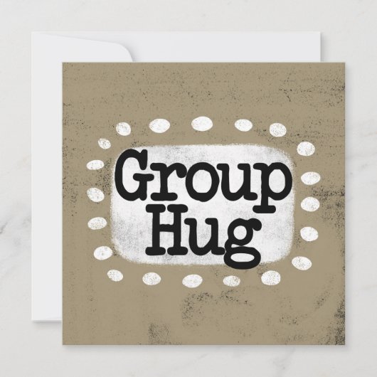 Group Hug-Wenskaart Kaart (Voorkant)