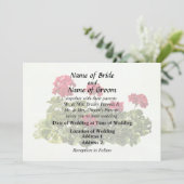 Group of Red Geraniums Kaart (Staand voorkant)