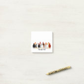 group of various breeds of chickens design post it post-it® notes (Op bureau)