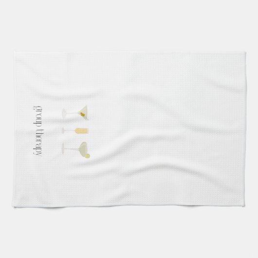 "Group Therapy" Cocktail Keukenhanddoek (Horizontaal)